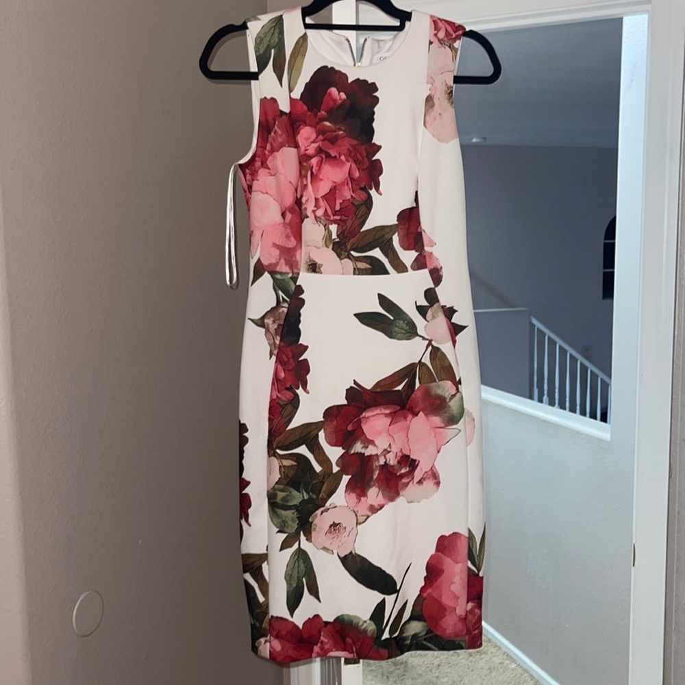 CALVIN KLEIN Floral Formal Dress - Size 6